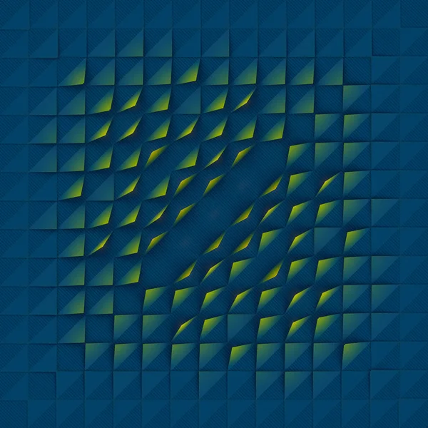 Composição Geométrica Triângulos Com Gradiente Azul Amarelo Fundo Design Criativo — Fotografia de Stock