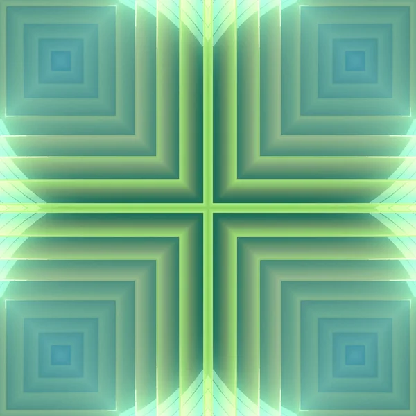 Fantazyjne Świecące Zielone Tło Abstrakcyjny Projekt Sztuki Koncepcja Technologii Nowoczesna — Zdjęcie stockowe