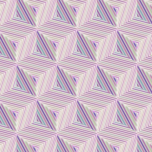 Isometrisk Projektion Ett Abstrakt Kubmönster Med Randig Flerfärgad Textur Tunna — Stockfoto