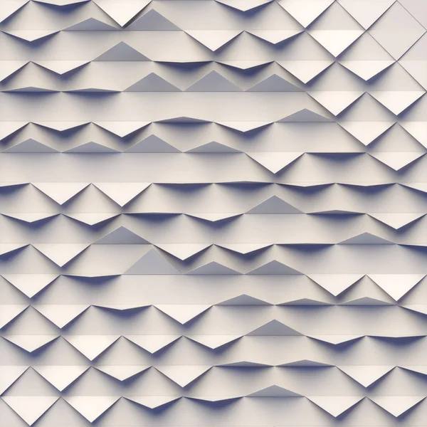 Digitale Illustration Eines Weißen Geometrischen Musters Dreieckiger Formen Rendering Abstrakten — Stockfoto