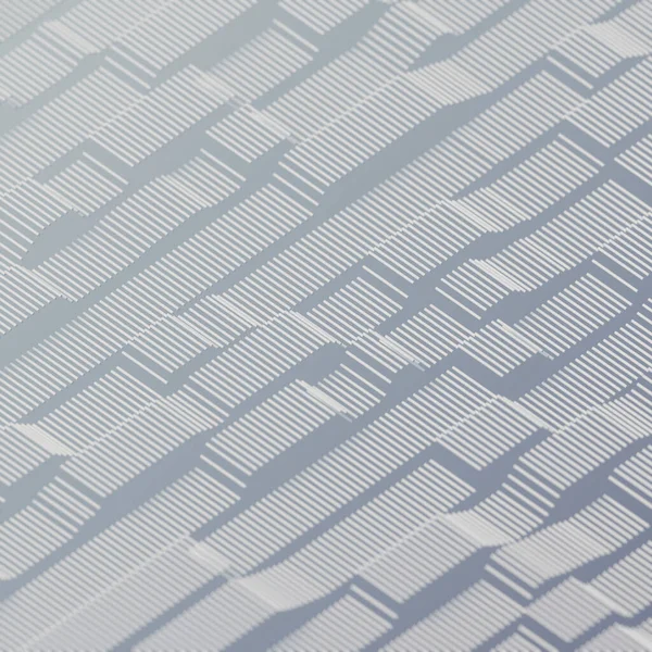 Fundo Geométrico Abstrato Com Fluxos Dados Ondulados Brancos Design Arte — Fotografia de Stock