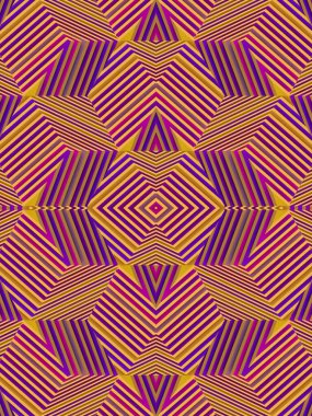 Kaleydoskopik çizgili ince dilimli soyut renk arkaplanı. Yaratıcı konsept tasarımı. 3d dijital resimleme