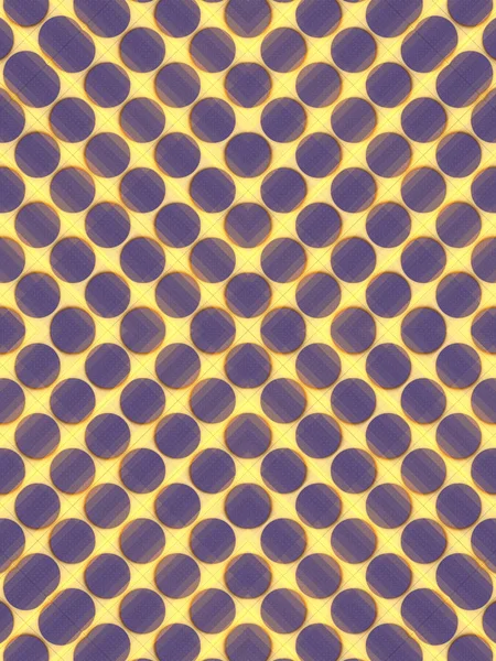 Colorful Yellow Purple Background Optical Illusion Creative Modern Design Rendering — Stock Photo, Image