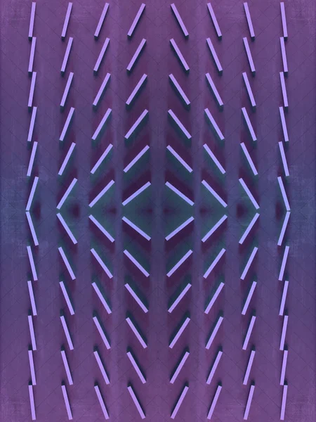 Hypnotic Background Symmetrical Pattern Rectangular Shapes Abstract Rendering Digital Illustration — Stock Photo, Image