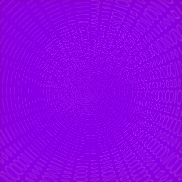 Onda Spirale Divergente Cerchi Planari Quadrati Sfondo Viola Design Creativo — Foto Stock
