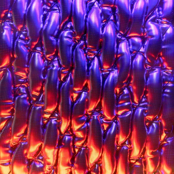 Neon Gekleurde Patroon Van Gemetalliseerde Cilinders Moderne Concept Achtergrond Futuristische — Stockfoto