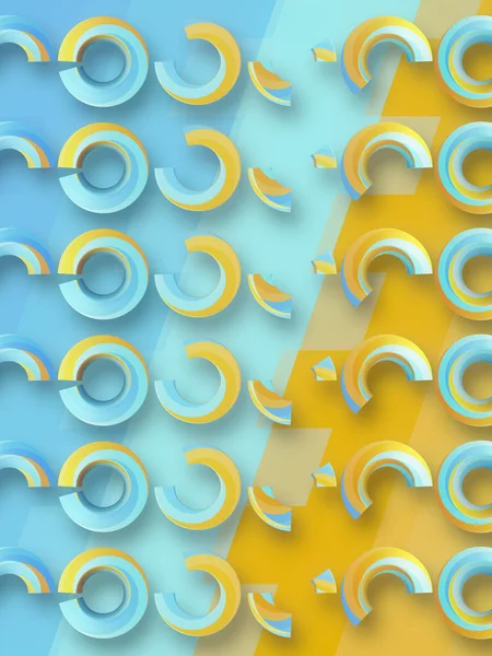 Värikäs Keltainen Sininen Kuvio Web Sivuston Kuormitus Ilmaisin Kuvakkeet Abstrakti — kuvapankkivalokuva