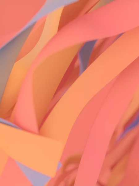 Monivärinen Aaltoileva Abstrakti Tausta Moderni Värikäs Digitaalinen Kuvitus Syvyydellä Kentän — kuvapankkivalokuva