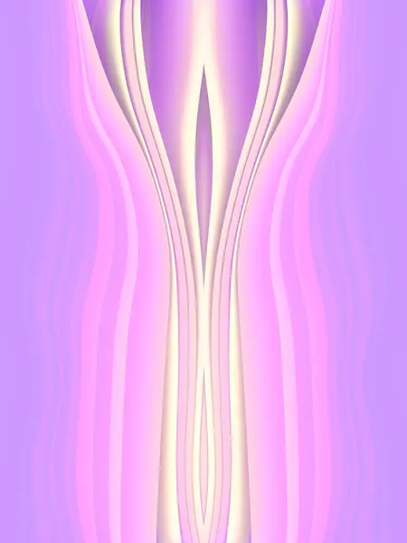 Symmetriske Glatte Bølgede Stoffstriper Med Trendy Fargerik Bølgegradering Abstrakt Kreativ – stockfoto