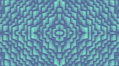 Basit simetrik geometrik arkaplan, kusursuz döngü animasyon geometrik şekilleri var. Videolarınıza ya da sunumlarınıza dinamik ve modern bir görünüm verin. 3D görüntüleme. 4K, Ultra HD çözünürlüğü