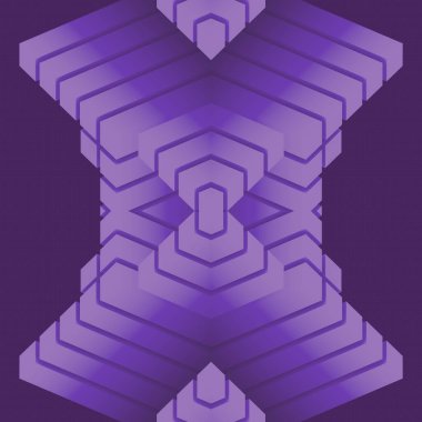 Herhangi bir medya projesine fütüristik bir görünüm kazandıracak dikdörtgen şekilli modaya uygun ve soyut geometrik bir arkaplan. 3d dijital resimleme