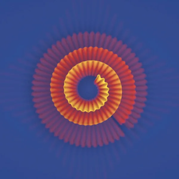 Abstrakte Farbenfrohe Spiralkomposition Mit Trendigen Verlaufselementen Moderner Hintergrund Darstellung Digitaler — Stockfoto