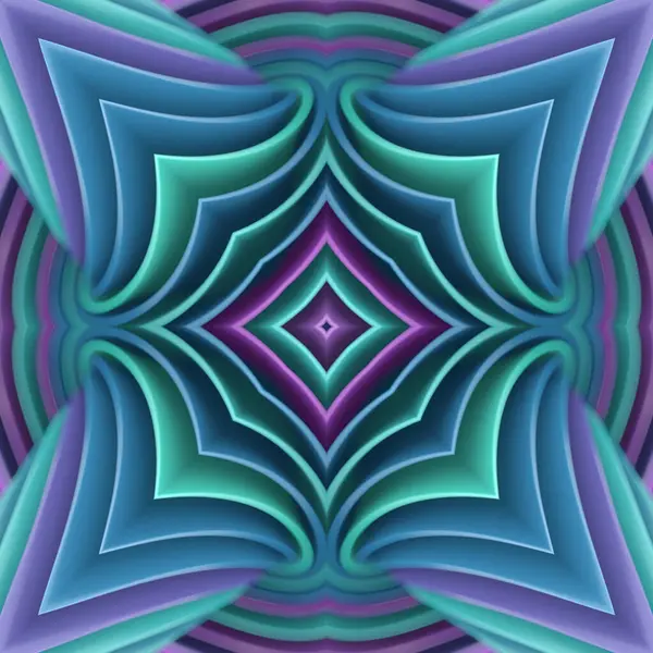 Värikäs Abstrakti Suunnittelu Sarjan Lukitus Geometrisia Muotoja Yhdistelmällä Sininen Violetti — kuvapankkivalokuva