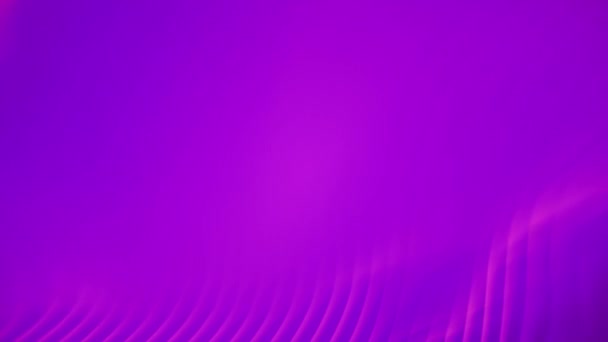 波涛汹涌的表面 明亮的紫色构图 简约主义风格 现代概念背景 3D渲染数字动画 房屋署决议 — 图库视频影像