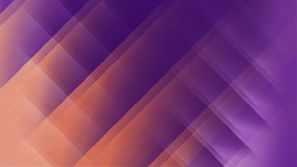 几何运动无缝循环动画与不同形状和颜色的紫色阴影 有趣的动态绘图 抽象的艺术风格 3D渲染 超高清分辨率 — 图库视频影像