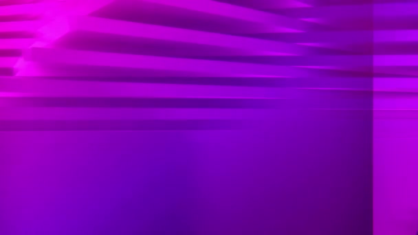 紫の抽象的な幾何学的な背景 視覚的に興味深く興味深いコンポジション デジタルシームレスループアニメーション 3Dレンダリング ウルトラHd解像度 — ストック動画