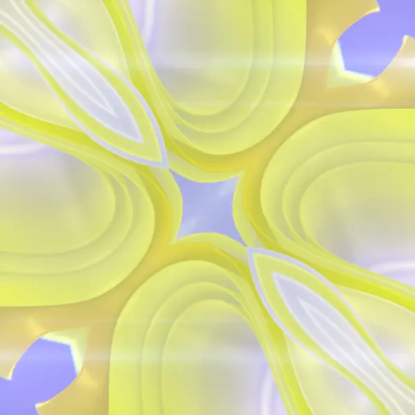 Abstrakt Symmetrisk Fargerikt Flyvende Mønster Fargerike Stoffstriper Gjengivelse Digital Illustrasjon – stockfoto