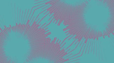 Mavi arka planda soyut pembe desenlerin dijital, dijitalsiz döngü animasyonu. Dinamik ve görsel olarak çekici bir model. 3D görüntüleme. 4K, Ultra HD çözünürlüğü