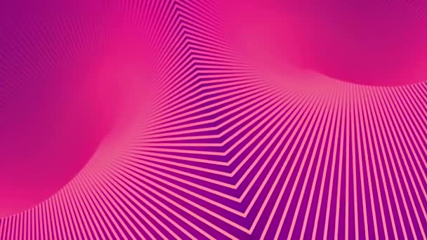 具有对称几何构图的粉红色背景 明亮而引人注目的设计 当代风格 数字无缝循环动画 3D渲染 超高清分辨率 — 图库视频影像