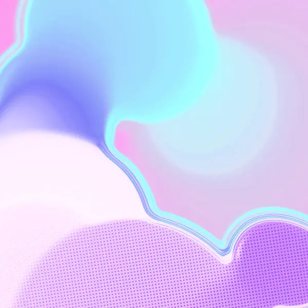 Digitaalinen Kuvitus Abstrakteilla Orgaanisilla Virtaavilla Muodoilla Moderni Tyyli Trendikäs Neon — kuvapankkivalokuva