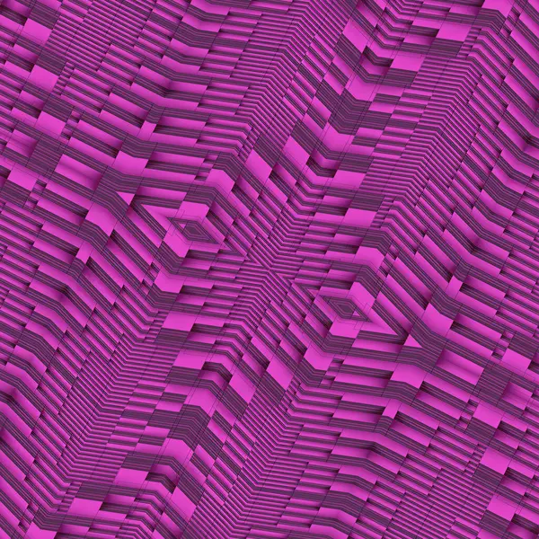 Vibrerende Symmetrisk Geometrisk Bakgrunn Lilla Fargetoner Skaper Harmonisk Fargesymfoni Gjengivelse – stockfoto