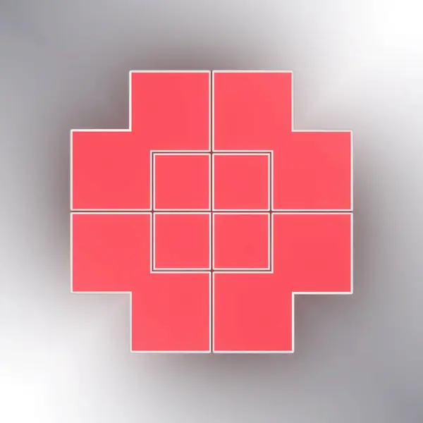 Tekee Digitaalinen Kuva Upea Kuvio Vaaleanpunainen Geometrisia Muotoja Vaalea Tausta kuvapankin valokuva