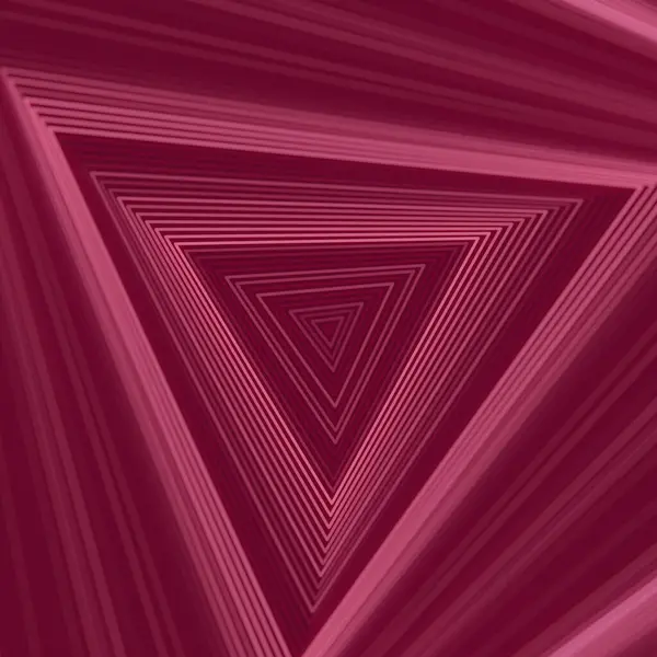 Gengivelse Digital Illustration Med Geometrisk Trekantet Lys Mønster Brændende Neon Stock-billede