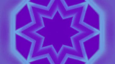 Üzerinde açık mavi bir gradyan olan ince mor çizgilerin geometrik deseni. Dijital dikişsiz döngü animasyonu. 3D görüntüleme. 4K, Ultra HD çözünürlüğü