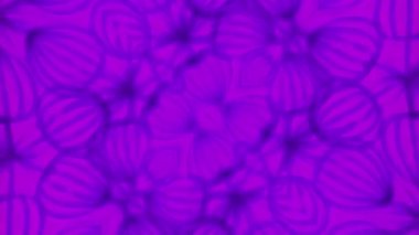 Pembe zemin üzerinde ince mavi çizgiler olan simetrik yıldız şekilli bir figürün soyut dijital döngü animasyonu. Birbirine dolanmış çizgiler karmaşık ve uyumlu bir kompozisyon oluşturuyor. 3D görüntüleme 4K