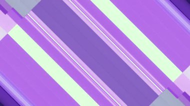 Geometrik simetrik bileşimi olan hareketli dikdörtgenler izometrik ızgarada sıralanmış. Animasyon mor ve yeşildir, ölçülü ve sürekli hareketin etkisini yaratır. 3D görüntüleme 4K