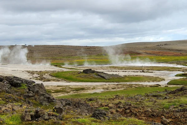 Iceland is known for its stunning geysirs, powerful jets of steam and hot water that spout from the earth\'s surface