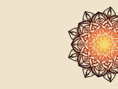 Arka planda sanatın Mandala barış tasarımı .