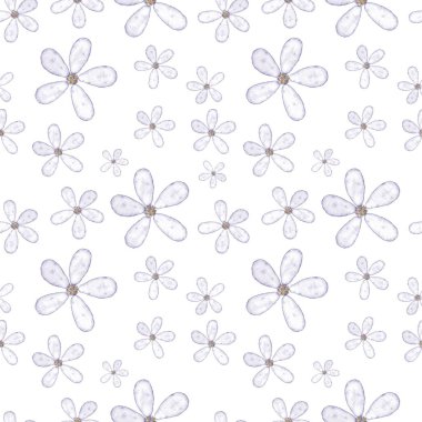 Arkaplan ve arkaplan için desenli kusursuz çiçek sanatı.