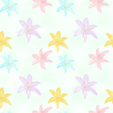 Arkaplan ve arkaplan için desenli kusursuz çiçek sanatı.