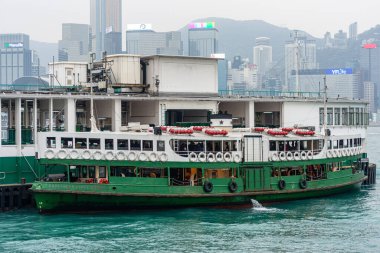 Victoria Limanı, Hong Kong - 24 Nisan 2 0 18: Hong Kong Viktorya Şehri