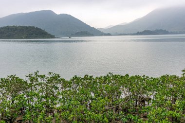 Dağlardaki göl, doğa ve manzara