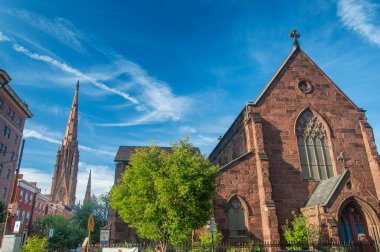 Baltimore, Maryland. September 27, 2019. The historic landmark grace and saint peters episcopal church in mount Vernon area of Baltimore Maryland. clipart