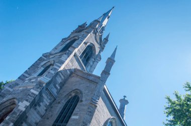 Quebec şehrindeki Birleşik Kanada Kilisesi.. 