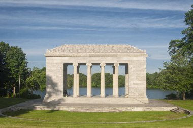 Providence Rhode Island 'daki Roger Williams Parkı' ndaki müzik binasının tapınağı..