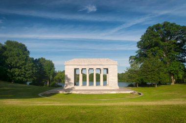 Providence Rhode Island 'daki Roger Williams Parkı' nın tarihi tapınağı..