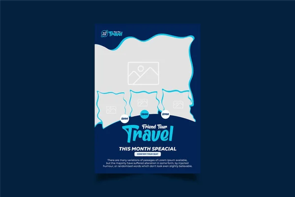 Travel Agency Poster Design Template