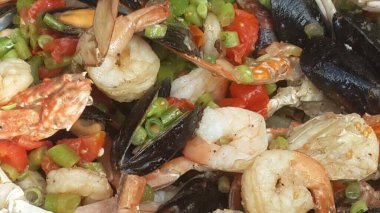 Ticari kullanım için yüksek kaliteli restoran yemek imajı