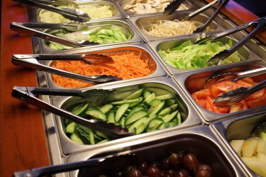 Restoran yemekleri ticari kullanım için yüksek kaliteli görüntü