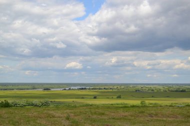 Doğanın inanılmaz doğal görüntüsü güzel toprak manzarası