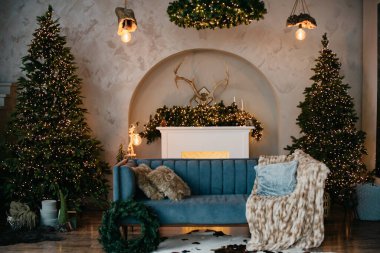 Hygge stilinde fotoğraf stüdyosu