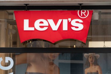 Rome, Italy - September 30, 2019: Levi's shop. Levi Strauss and Co. is a privately owned American clothing company known worldwide for its Levi's brand of denim jeans