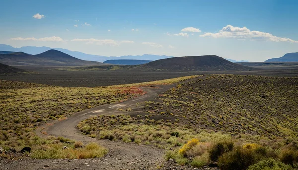 Nevada Vulkáni Holdkráter Emlékmű Sivatagi Kilátás — Stock Fotó