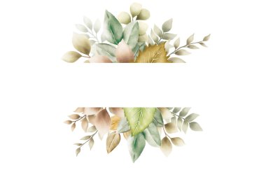 suluboya yeşil yapraklar arka plan