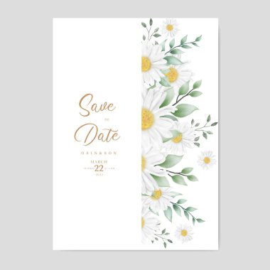 Suluboya Kasımpatı Düğün Kartı seti