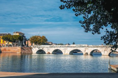 Floransa, İtalya 'daki Ponte vecchio Köprüsü manzarası